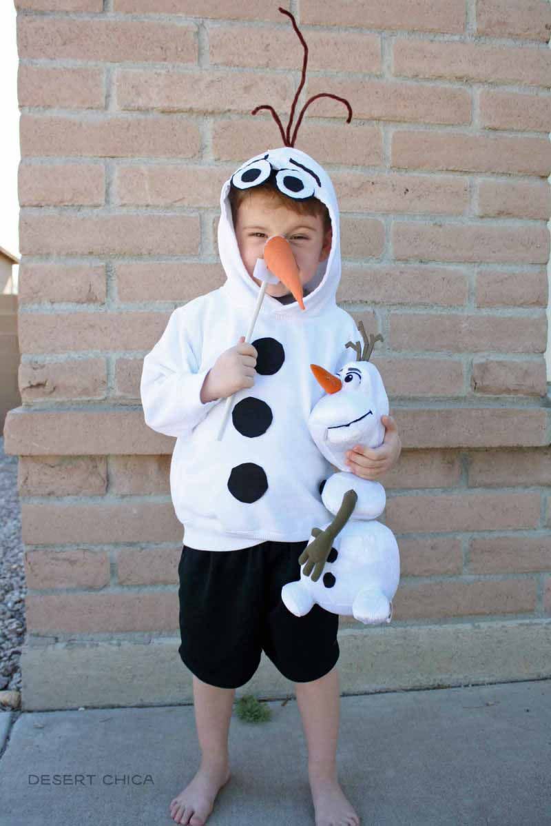 DIY Olaf Hoodie Costume