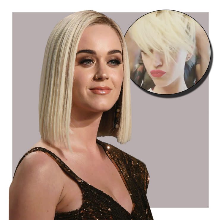 Katy did a Miley following her recent split with Orlando Bloom.<br> <i>[Photo: Instagram/katyperry/Getty Images]</i>