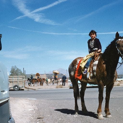 Linda Ronstadt in the Tucson Rodeo Parade