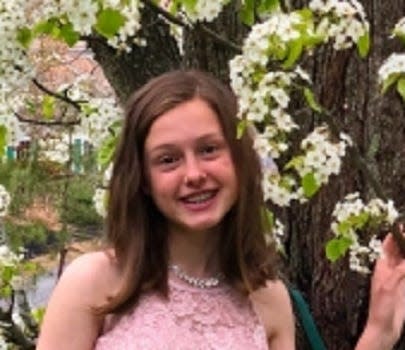 Claire Zisserson, 13, was killed in a Pembroke car crash.