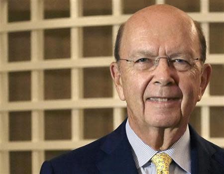 Billionaire U.S. investor Wilbur Ross poses for a photo after an interview with Reuters on the sidelines of a conference at a hotel in Singapore September 25, 2012 file photo. REUTERS/Tim Chong