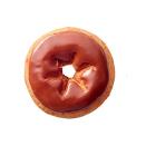 <p>While the chocolate icing gives it more flavor than its plain counterpart, and more points than the powdered sugar-covered one, it still earned a "meh" rating. It reminds one editor of the eclipse donut, with its ganache-like glaze, without being quite as flavorful.</p>