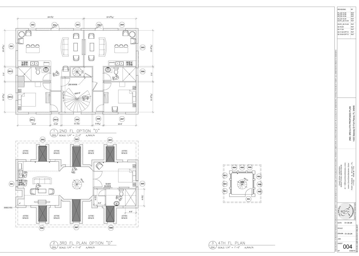 A design shows the second and third floor of the planned event center at the Coast Guard House on South Hutchinson Island in Fort Pierce, being developed by Audubon Development and Indian River State College.