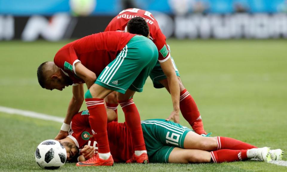 Fifa: Morocco decision to play Nordin Amrabat after concussion ‘questionable’