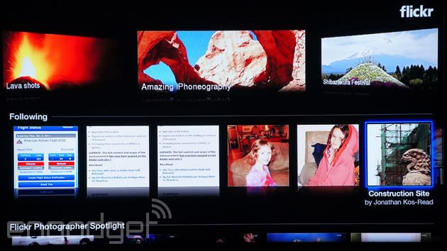 Flickr's redesigned Apple TV app