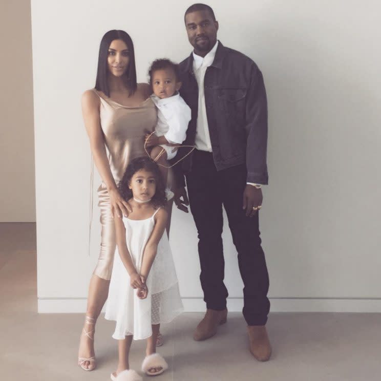 Kim and Kanye have two young children.