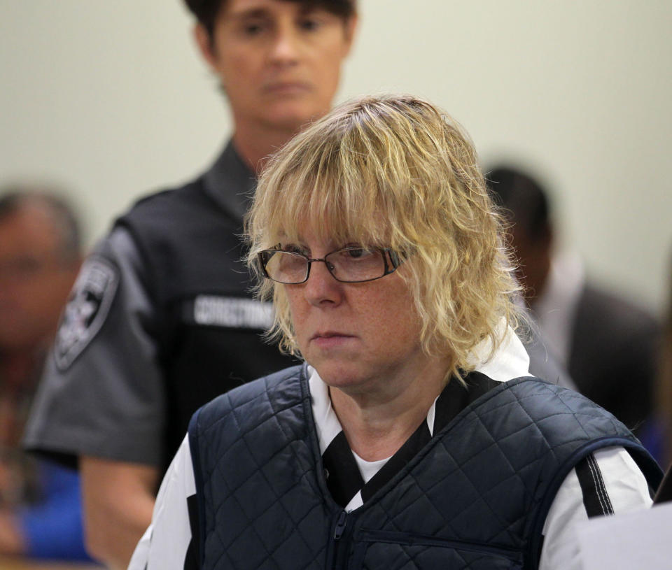 Joyce Mitchell, acusada de ayudar a Richard Matt y David Sweat a escapar de prisión. (AP)