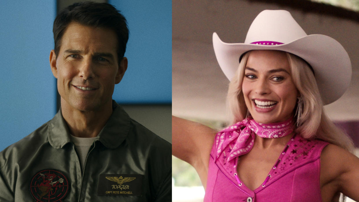  Tom Cruise tacking up the role of Maverick once again, Margot Robbie Rocking her Barbie Look 