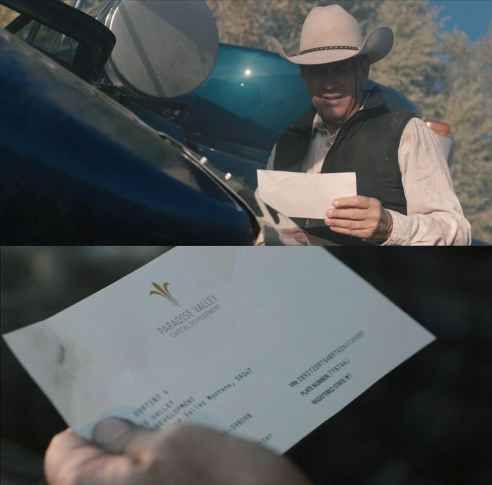 John finds a note about the Paradise Valley expansion after the crash.