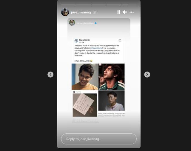 Carlo Aquino almost joined Squid Game cast