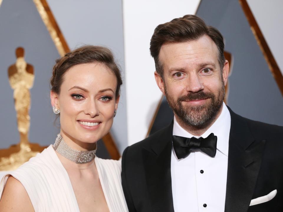 88th Annual Academy Awards, Arrivals, Los Angeles, America - 28 Feb 2016
Olivia Wilde and Jason Sudeikis (Photo by Karl Walter/Deadline/Penske Media via Getty Images)