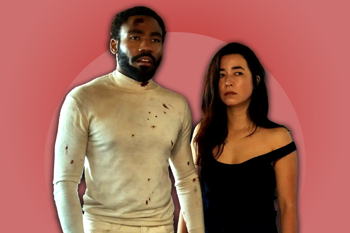 In my sights: Donald Glover and Maya Erskine as married spies in ‘Mr & Mrs Smith’  (David Lee/Prime Video)