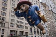 <p>The 88th annual parade in 2014 featured 6 new giant balloons, the most to be debuted in a single year: Paddington bear was among the newcomers. </p>