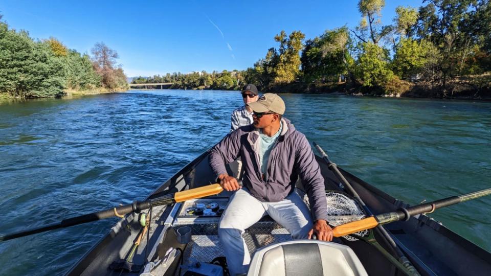 <div class="inline-image__caption"><p>Brandon Fly Fishing, Sacramento River</p></div> <div class="inline-image__credit">Brandon Withrow / The Daily Beast</div>