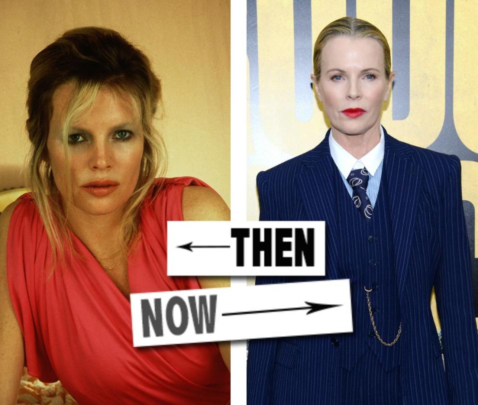 L'actrice des années 80 et célèbre James Bond girl Kim Basinger attire toujours les regards à 62 ans et porte également le tailleur à merveille.