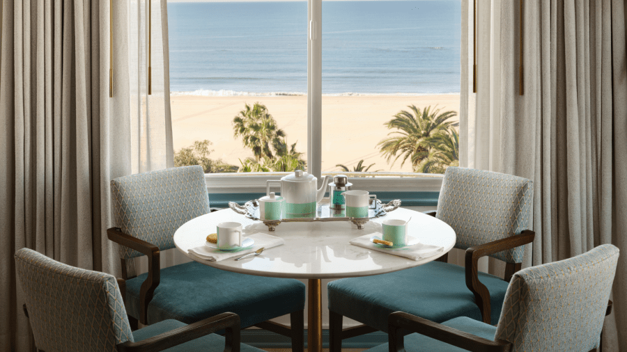 View from one of the rooms at The Georgian hotel in Santa Monica, CA. (Douglas Friedman)