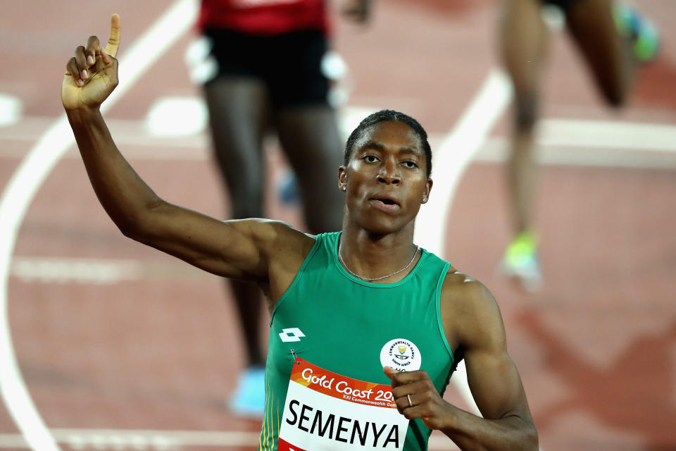 Caster Semenya on day nine of the Gold Coast 2018 Commonwealth Games at Carrara Stadium on April 13, 2018 on the Gold Coast, Australia.