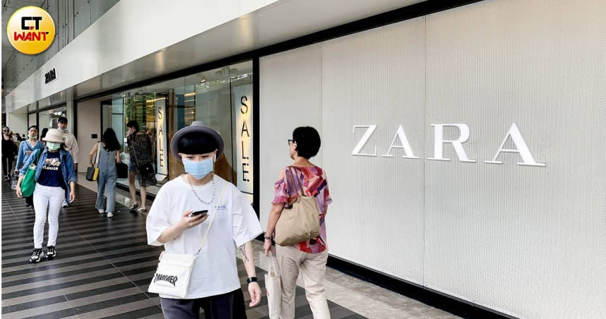 快時尚衣服品牌Zara的母公司Inditex，也是採用Frontier的平台技術。（圖／黃威彬攝）