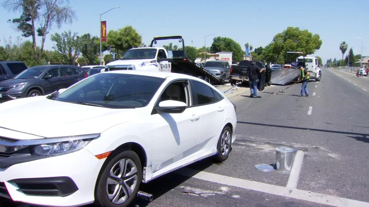 6 Vehicle Crash In Clovis Causes Multiple Injuries Road Closures 