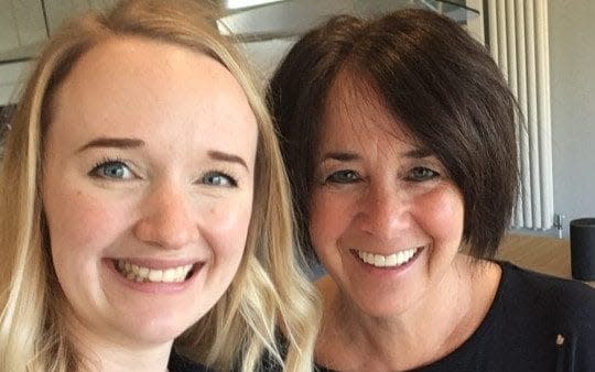 Jess Brady and her mother, Andrea, who had become increasingly concerned about her daughter's health