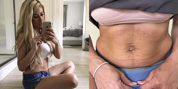 Fitness mom Alexa Jean Brown is getting candid about the realities of life after childbirth.