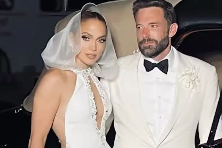 ARCHIVO-. Jennifer López y Ben Affleck celebrarán su primer año de casados