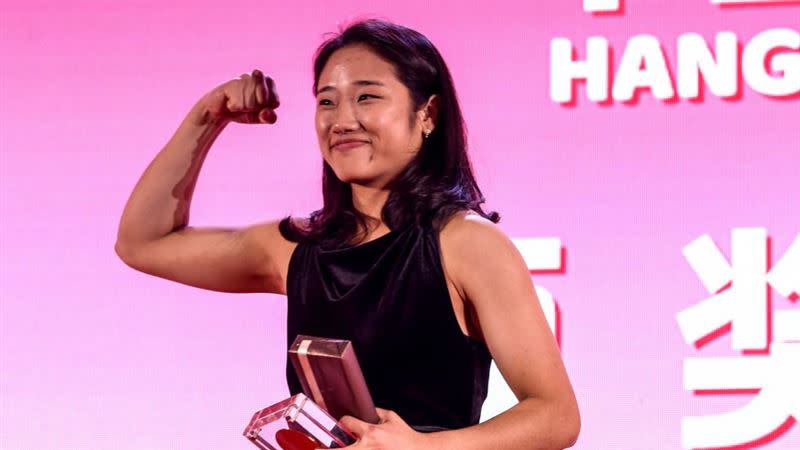 韓國世界球后安洗瑩奪下年度最佳女運動員。（圖／翻攝自BWF官方X）