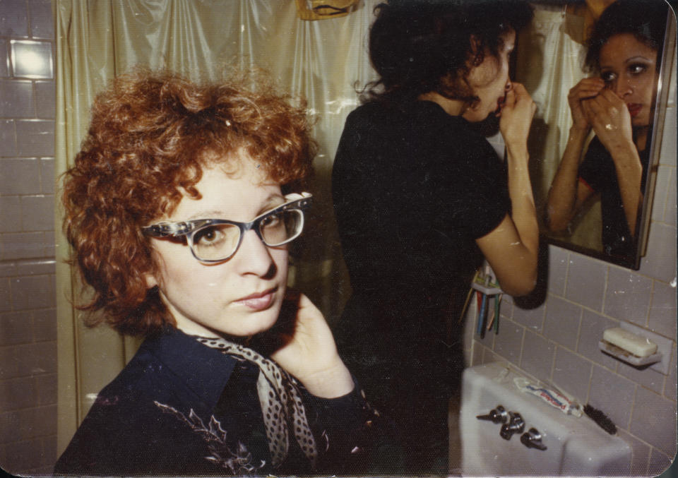 This image released by Neon shows Nan Goldin, left, and Bea Boston in an image used for the documentary "All the Beauty and the Bloodshed." (Neon via AP)