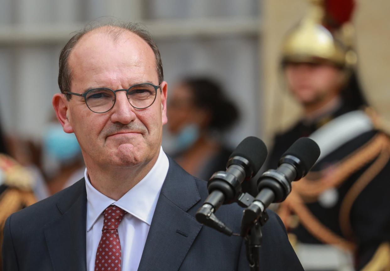 Jean Castex lors de son arrivée à Matignon, le vendredi 3 juillet 2020 - Ludovic Marin - AFP