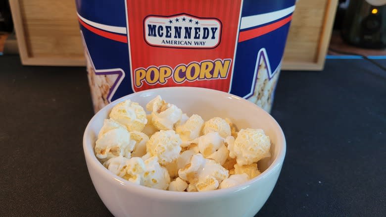 McEnnedy sweet popcorn in a bowl