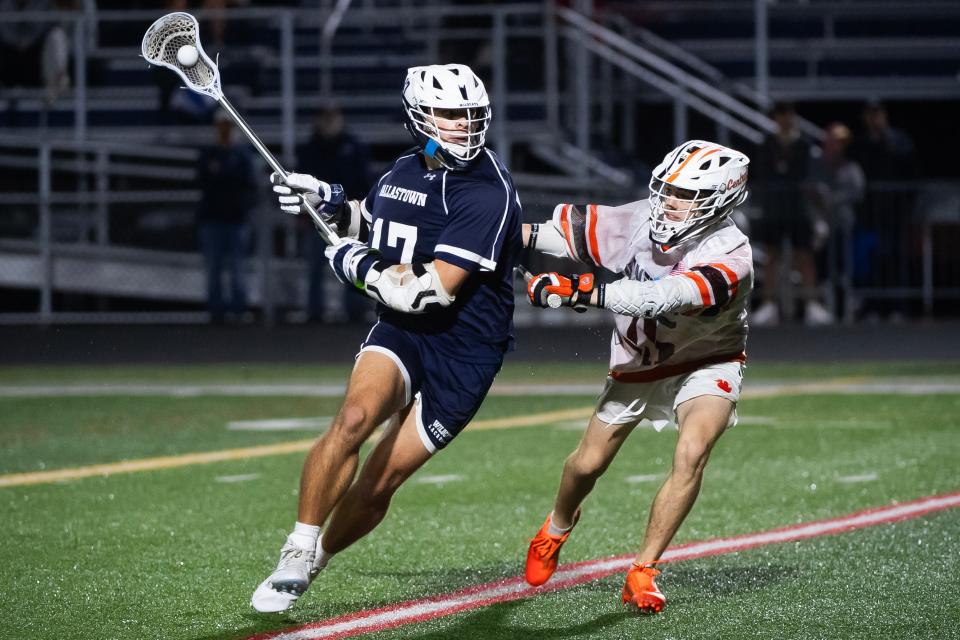 Dallastown senior Griffin Pickett led the league in goals and assists per game, earning him the YAIAA Offensive Player of the Year honors.