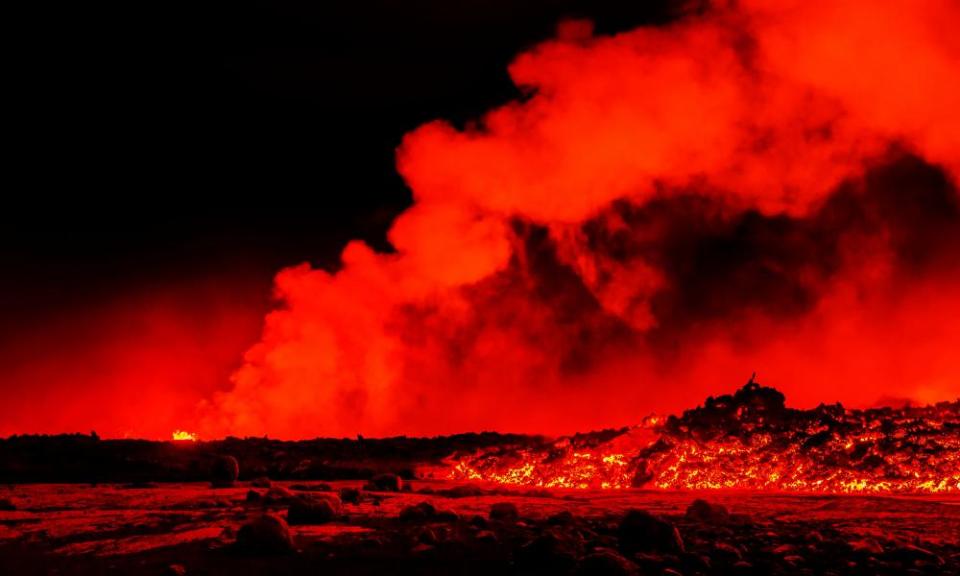 An eruption at Bárðarbunga volcano
