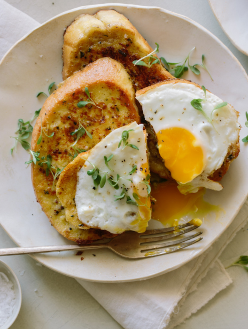 Savory Herb French Toast from Spoon Fork Bacon