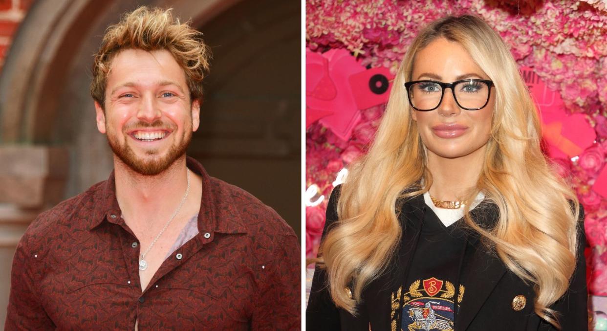 Sam Thompson and Olivia Attwood are among the celebrities to talk about ADHD. (Getty Images)