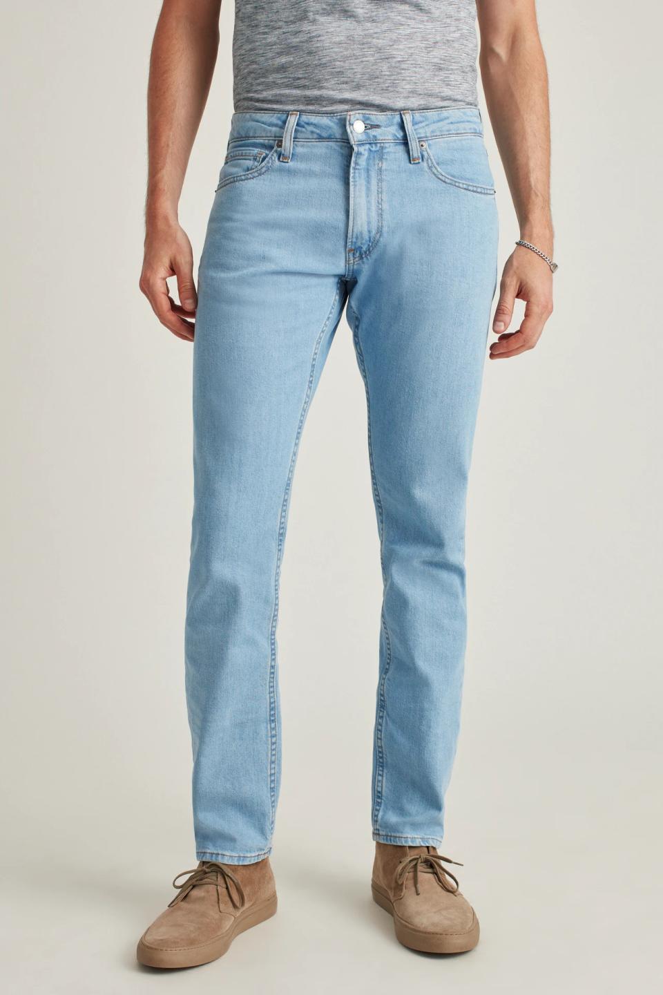 mens light wash jeans, Bonobos All Season Jeans