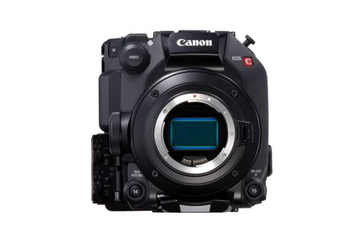 EOS C500 Mark II可交換式鏡頭專業級5.9K全片幅攝影機（圖／Canon提供）