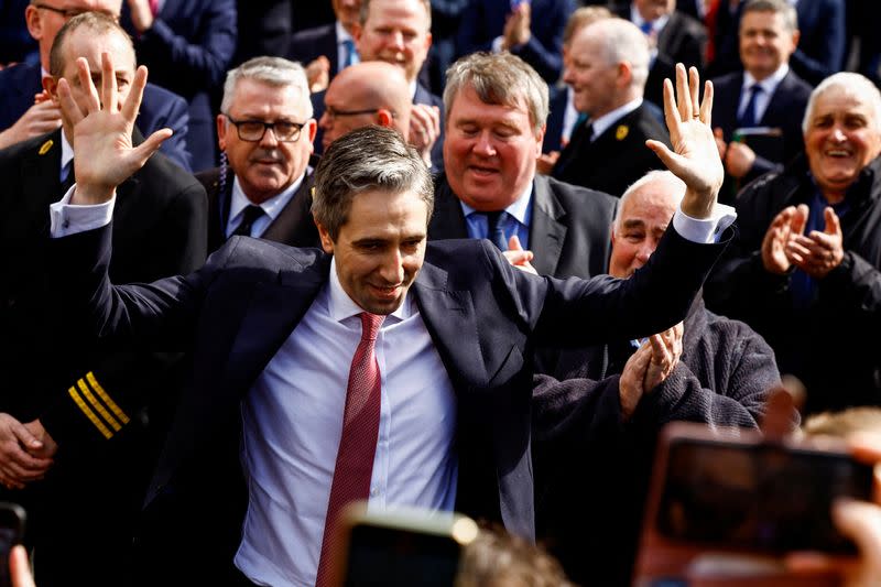 Simon Harris becomes Taoiseach (Prime Minister) of Ireland, in Dublin