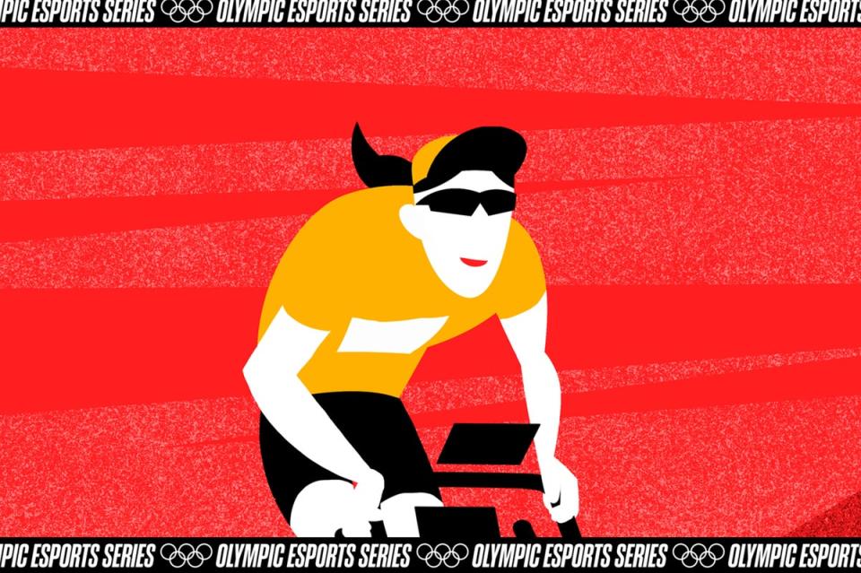 The Olympic eSports poster for cycling (Olympic eSports)