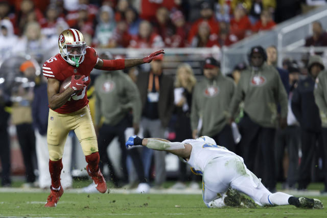 49ers-Chargers: 49ers take late lead on CMC TD, win 22-16