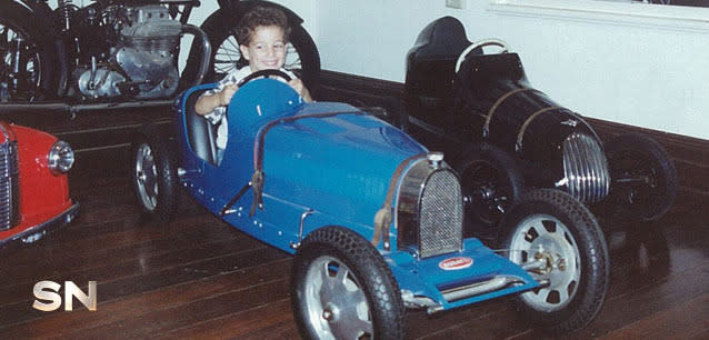 From a very young age, Daniel adopted his Dad's love of cars.