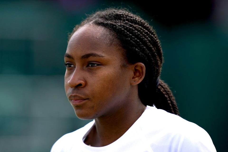 Coco Gauff is one player to keep an eye on at Wimbledon (John Walton/PA) (PA Wire)