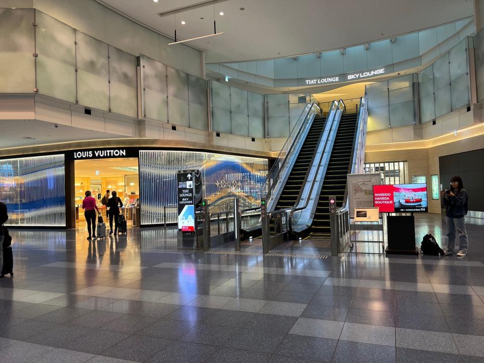 The Louis Vuitton store inside Haneda Terminal 3.