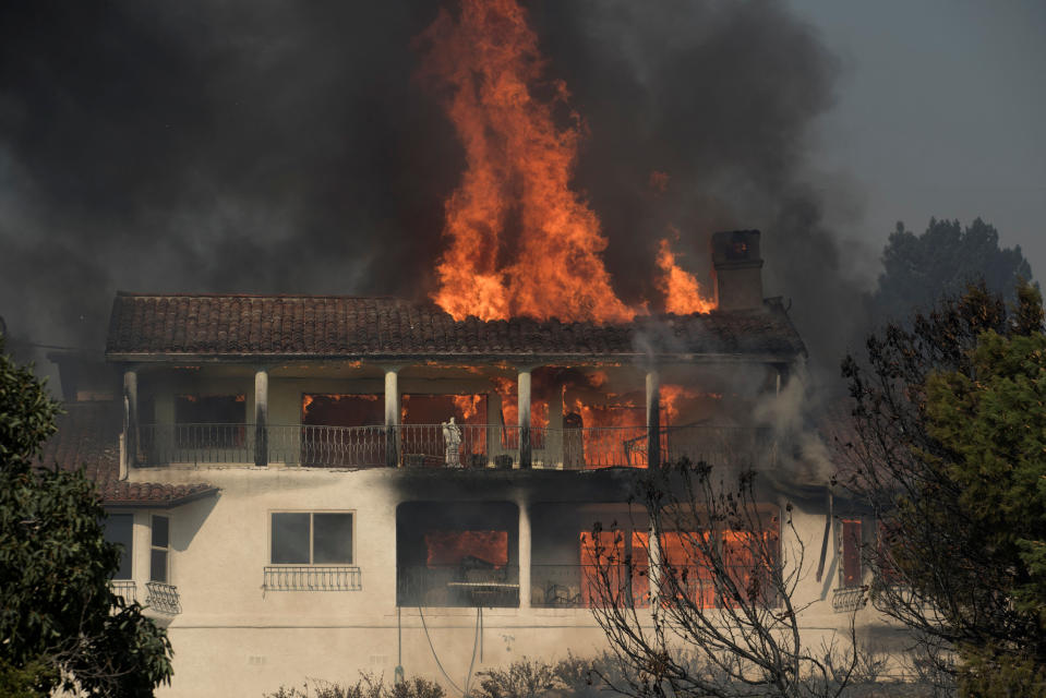 Impactantes imágenes de los incendios en California