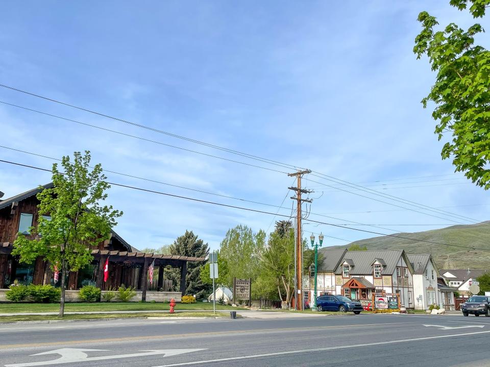 Main Street, where Midway Mercantile is located.