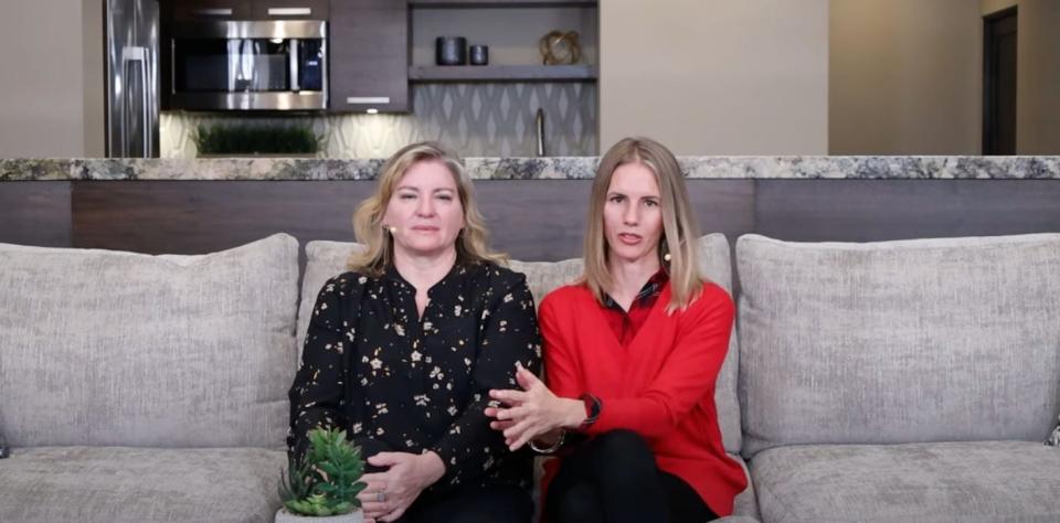 Jodi Hildebrandt and Ruby Franke on their YouTube channel ConneXions.