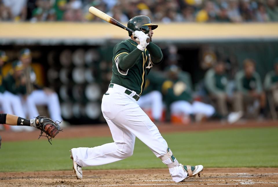 Yonder Alonso will help the Mariners make their playoff push. (Photo by Thearon W. Henderson/Getty Images)