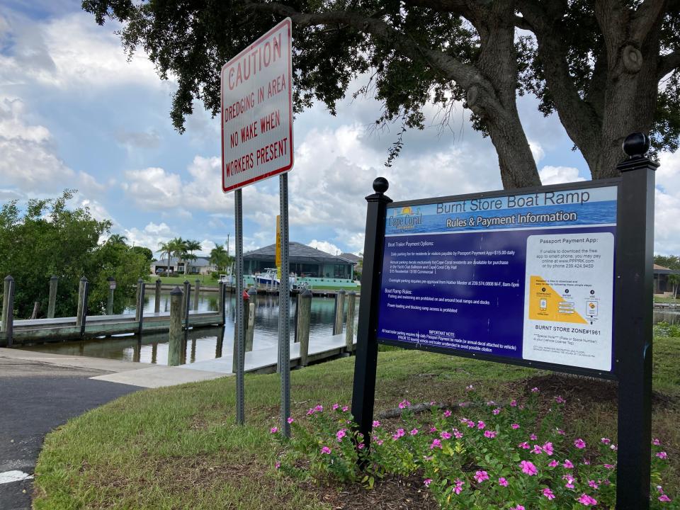 Burnt Store Boat Ramp, which provides access to the North West Spreader canal, is located next to the parcel that White Stone Developments LLC wants to develop.