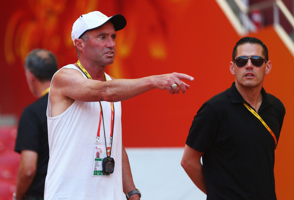 Alberto Salazar has been accused by several former Oregon Project athletes of creating a toxic culture and being obsessed with runners' weight. (Michael Steele/Getty Images)