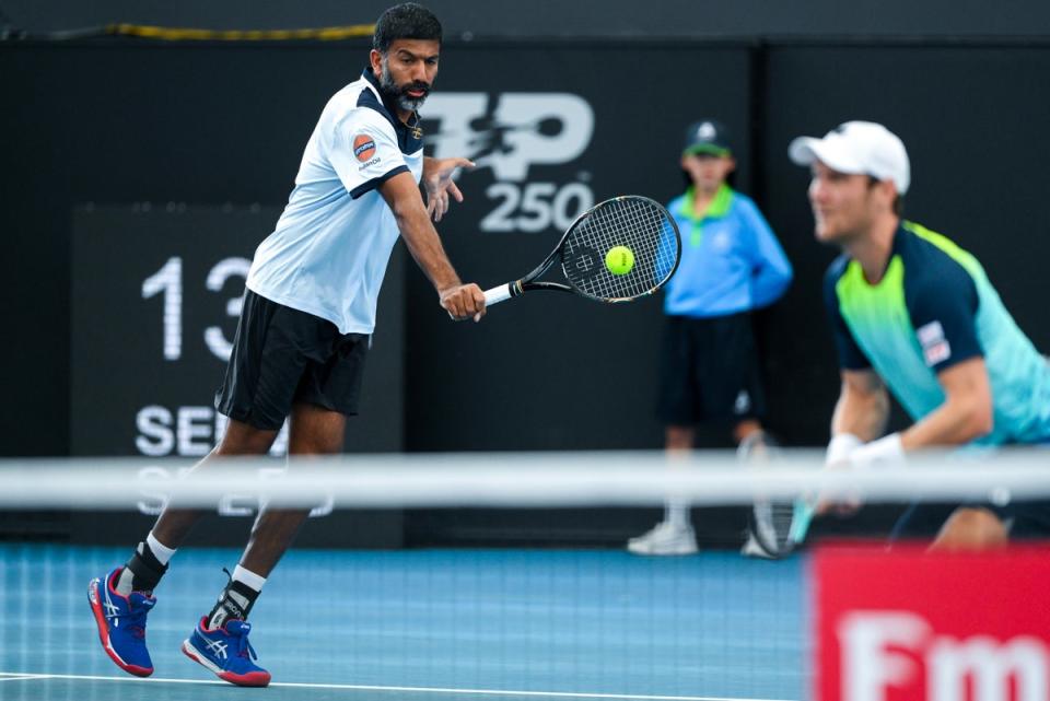 Rohan Bopanna has risen to the top of the men’s doubles rankings  (Getty Images)