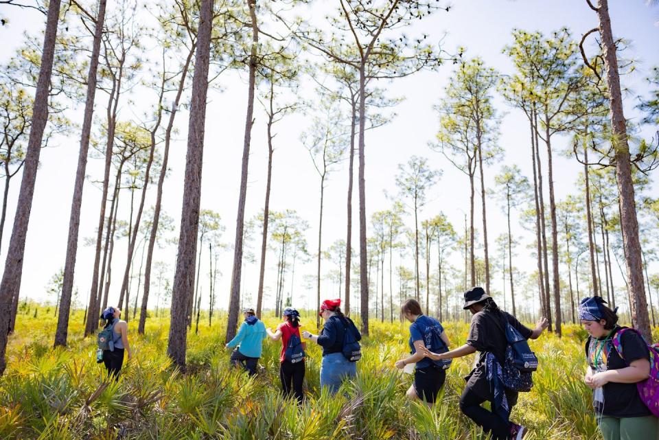 disney teamed up with florida wildlife corridor foundation fwcf and the nature conservancy to host local girl scouts for some hands on learning experiences throughout the month, including an exclusive, advanced screening of home waters, a short film produced by the fwcf and a day at the nature conservancys disney wilderness preserve for some onsite exploration and career conversations with local leaders and conservation experts olga thompson, photographer